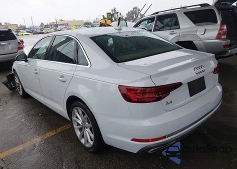 2019 Audi A4 40 Premium/40 Titanium Premium из США, поврежденный, VIN WAUGMAF41KN004466